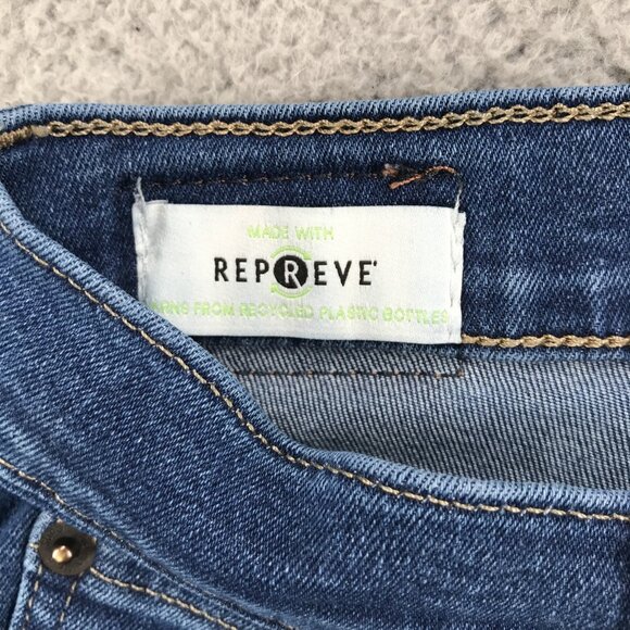 CALVIN KLEIN Jeans Womens Size 6 High Rise Skinny Medium Wash Repreve Denim - Picture 7 of 16